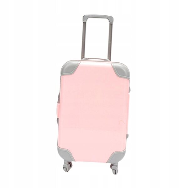 Mini valigia rosa compatta e leggera per bambini, perfetta per giocattoli e accessori