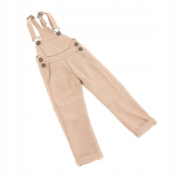 1:12 Cargohose mit mehreren Taschen für männliche Figuren, 6 Zoll, Gelb