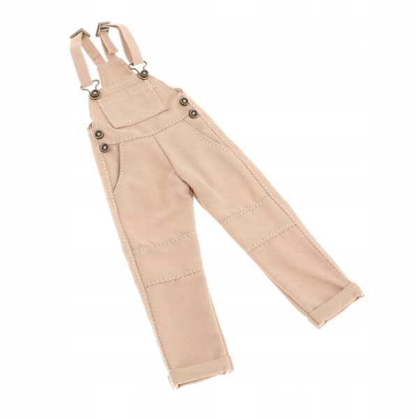 1:12 Cargohose mit mehreren Taschen für männliche Figuren, 6 Zoll, Gelb