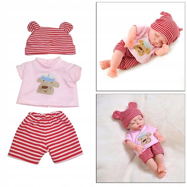 Bekleidungsset für 30-cm-Puppen – handgefertigte Pyjamas und Kleidung