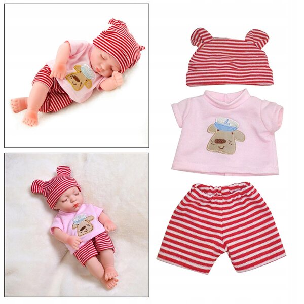 Bekleidungsset für 30-cm-Puppen – handgefertigte Pyjamas und Kleidung