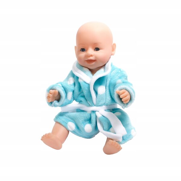Ubranka per bambole 40-45 cm: body e pigiamini rosa e azzurro di qualità