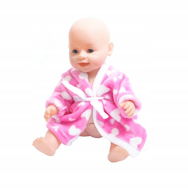 Ubranka per bambole 40-45 cm: body e pigiamini rosa e azzurro di qualità