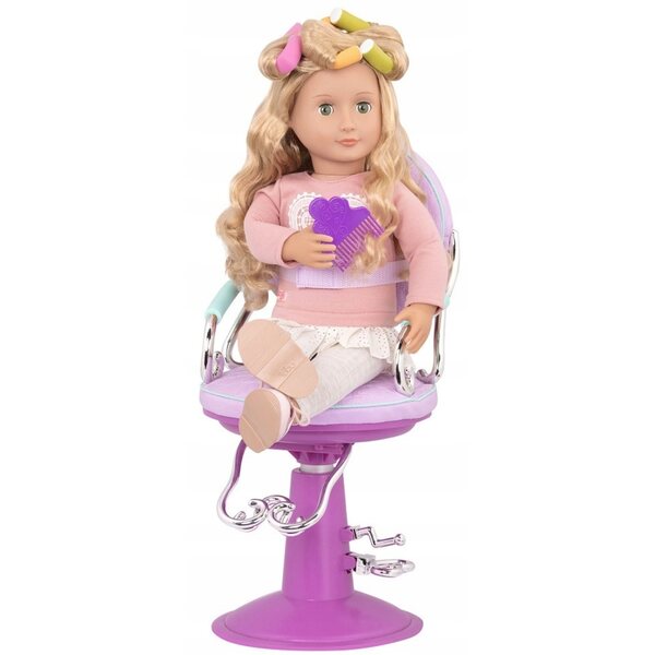 Set Accessori per Capelli per Bambole 46 cm Our Generation - Papilloti e Pettini