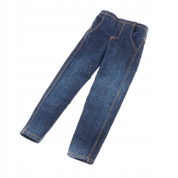 Jeanshose für 1:12 männliche Puppen für 6-Zoll-Actionfiguren