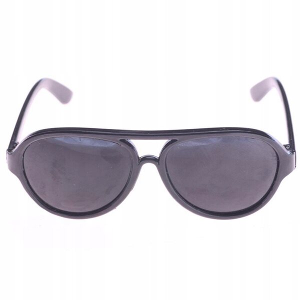 Occhiali da sole ovali per bambole da 18 pollici colore nero, accessori moda