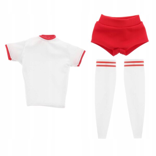 3-teiliges Set Schuluniform 1/6 Mädchen rote Kleidung handgefertigt
