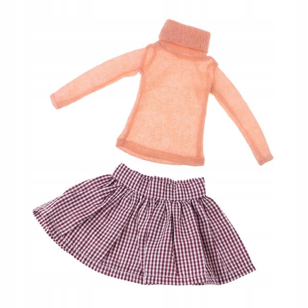 Kleidungsset für 1/3 BJD Puppen – Helloranger Rollkragenpullover und Pettirock