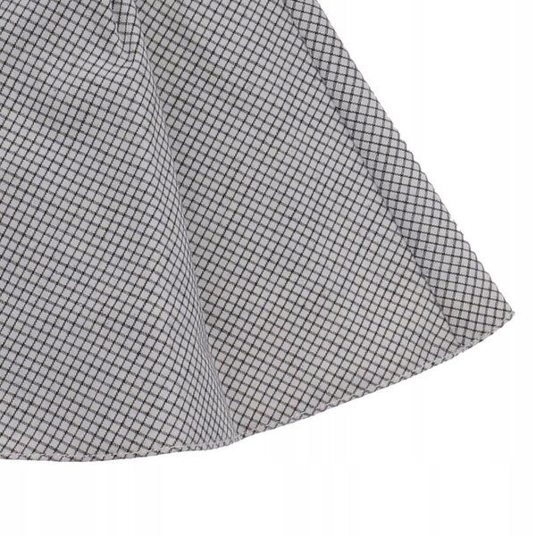 Schwarz-weiß kariertes Kleid für schulterfreie 1/3-BJD-Puppen
