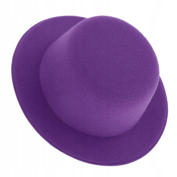 Cylinder in feltro per bambole BJD 1/3 - cappello classico elegante viola