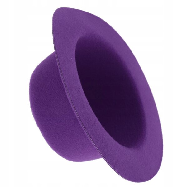 Cylinder in feltro per bambole BJD 1/3 - cappello classico elegante viola
