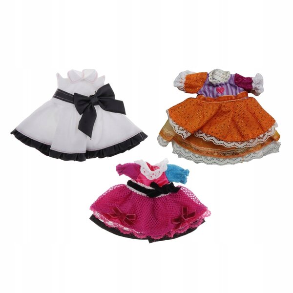 1:6 Prinzessinnenkleid für Blythe- und BJD-Puppen – 3-teiliges Set
