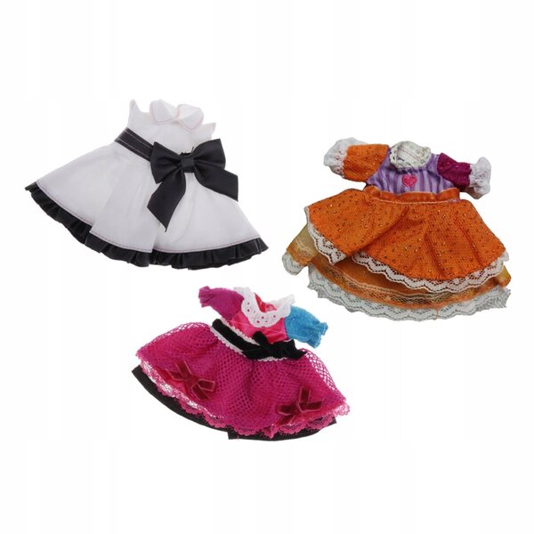 1:6 Prinzessinnenkleid für Blythe- und BJD-Puppen – 3-teiliges Set