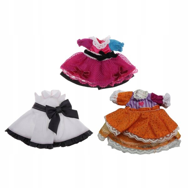 1:6 Prinzessinnenkleid für Blythe- und BJD-Puppen – 3-teiliges Set