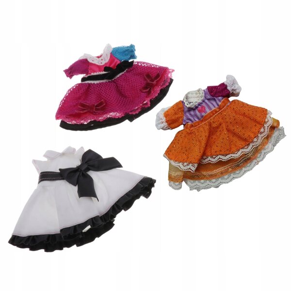 1:6 Prinzessinnenkleid für Blythe- und BJD-Puppen – 3-teiliges Set