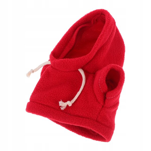 Maglione rosso in tessuto morbido per peluche e bambole 20x15 cm