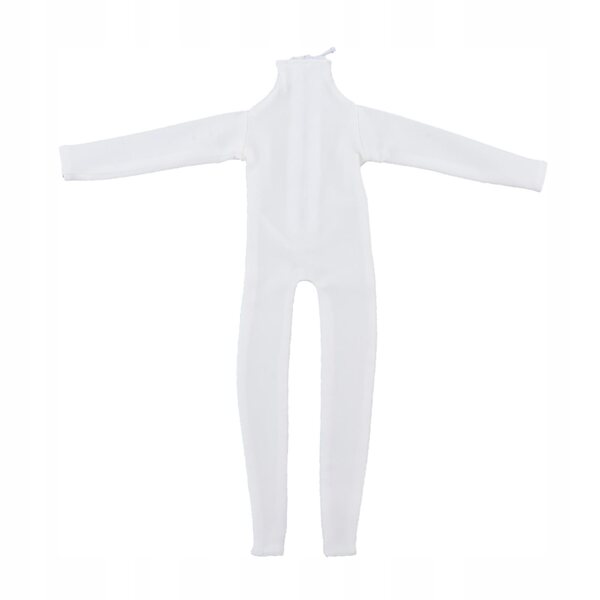 Rajstopy Miniature Bianche per Figure 1:6 - Body Elastico per Bambole 12 pollici