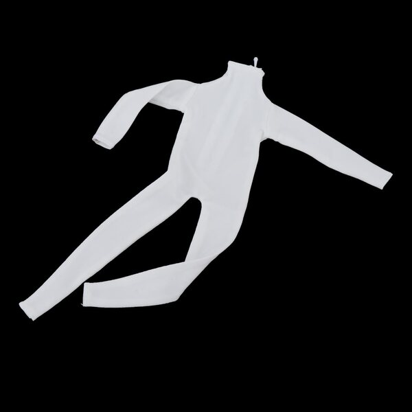 Rajstopy Miniature Bianche per Figure 1:6 - Body Elastico per Bambole 12 pollici
