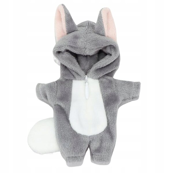 Kleidung für BJD Puppen 1:12 Wolf Kostüm aus weichem Stoff DIY