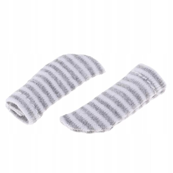 Grau gestreiftes Skarpetki für 1/12 BJD OB11 Obitsu11 Mini Hochwertige Puppen
