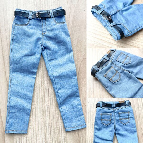 1/6 Doll Light Pants mit Gürtel Cosplay Zubehör und Sammlung