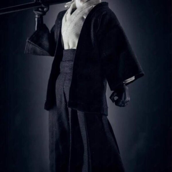 Set 4 Uniformi Wushu Scala 1/12 per Figure da 15 cm - Abbigliamento Samurai