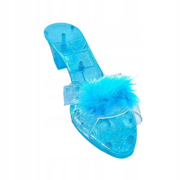Scarpe slip-on con zeppa Princess per bambina, blu, leggere e comode