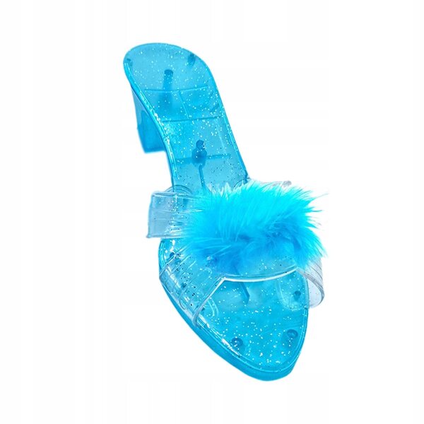 Scarpe slip-on con zeppa Princess per bambina, blu, leggere e comode