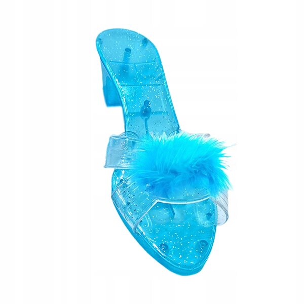 Scarpe slip-on con zeppa Princess per bambina, blu, leggere e comode