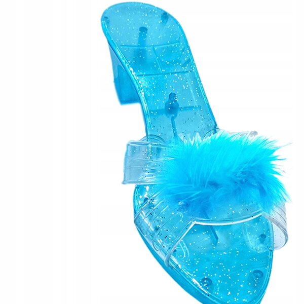Scarpe slip-on con zeppa Princess per bambina, blu, leggere e comode