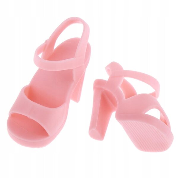 Set 3 Paia Scarpe con Tacco per Bambole 1/4 BJD 45 cm Accessori Moda