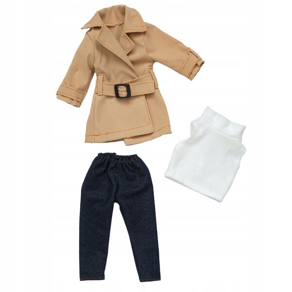 Set 5 abiti e accessori per bambole 43 cm stile casual e formale