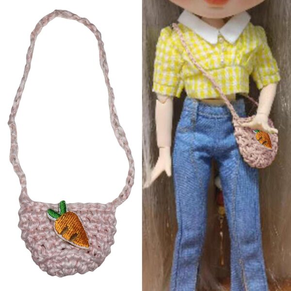 1:6 Basteltasche aus Holz für Puppendekoration und Zubehör