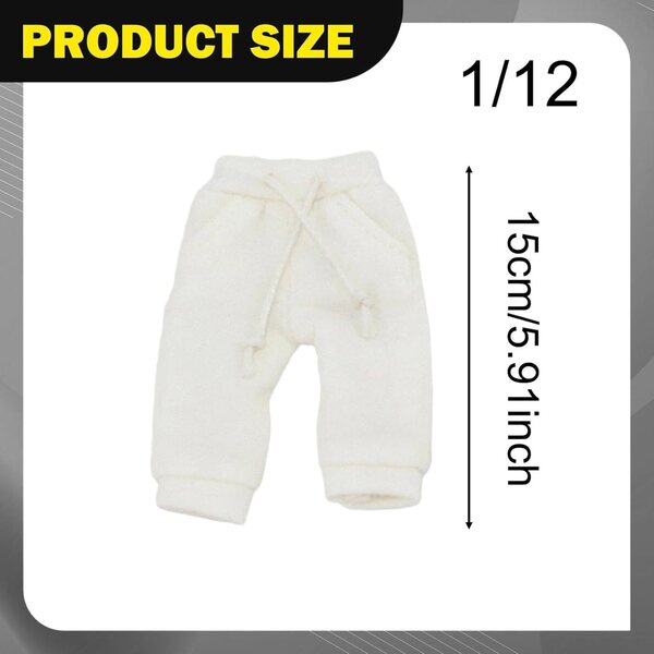 Pantaloncini Sportivi per Action Figure Uomo 1/12 Tessuto Elegante e Resistente