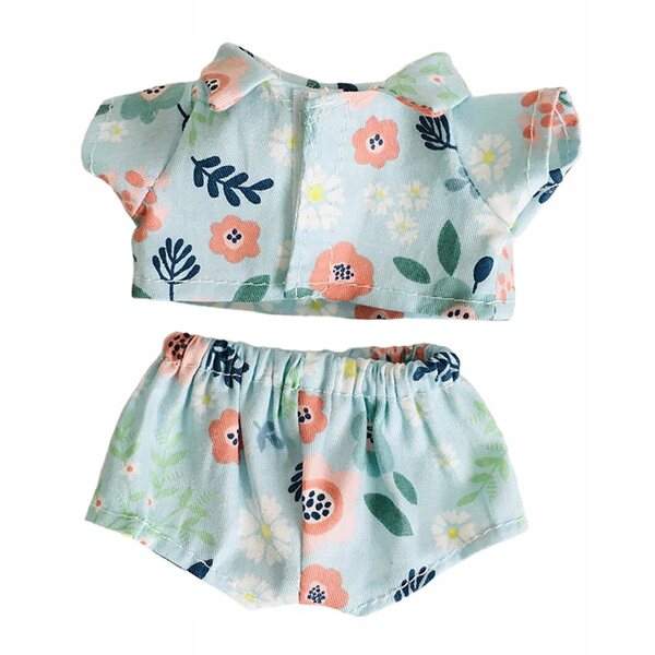 15-cm-Puppenkleidung: Strapazierfähiges und einfach zu verwendendes, farbenfrohes Hemd und Shorts