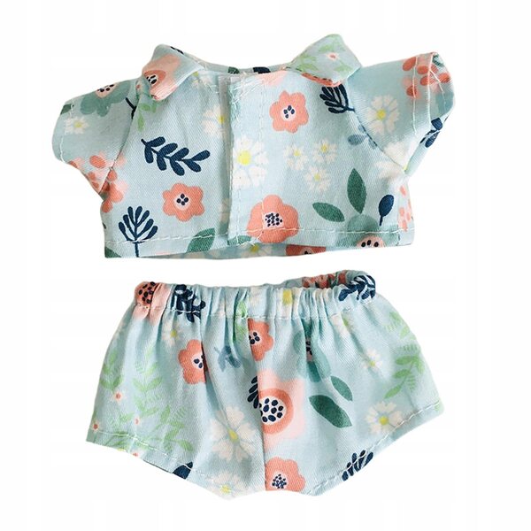 15-cm-Puppenkleidung: Strapazierfähiges und einfach zu verwendendes, farbenfrohes Hemd und Shorts