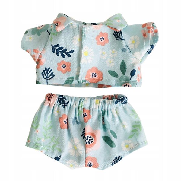 15-cm-Puppenkleidung: Strapazierfähiges und einfach zu verwendendes, farbenfrohes Hemd und Shorts