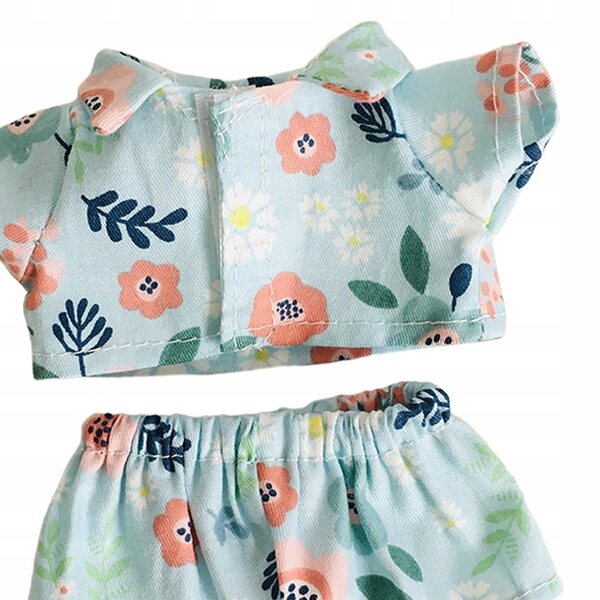 15-cm-Puppenkleidung: Strapazierfähiges und einfach zu verwendendes, farbenfrohes Hemd und Shorts