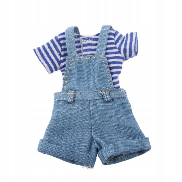 Kombinezon 1/6 con T-shirt a righe blu per bambole Blythe e simili 12 pollici