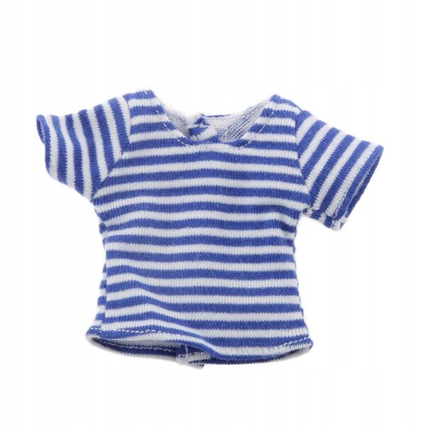 Kombinezon 1/6 con T-shirt a righe blu per bambole Blythe e simili 12 pollici