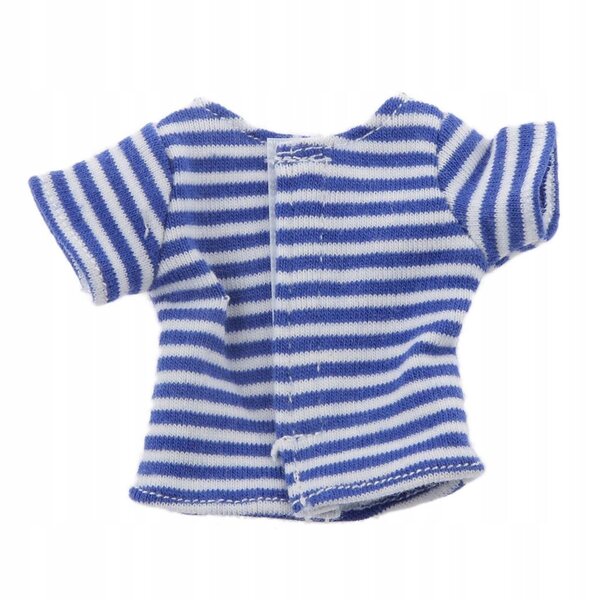 Kombinezon 1/6 con T-shirt a righe blu per bambole Blythe e simili 12 pollici