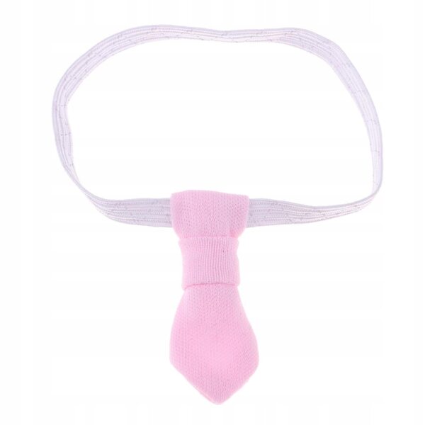 Cravatta Moda Rosa per Bambole 20cm - Accessorio Abito Formale per Bambole