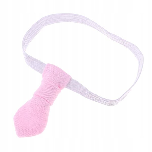Cravatta Moda Rosa per Bambole 20cm - Accessorio Abito Formale per Bambole