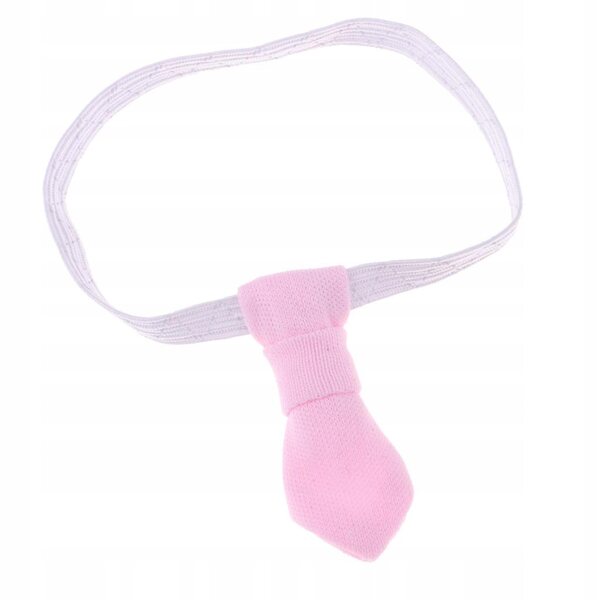 Cravatta Moda Rosa per Bambole 20cm - Accessorio Abito Formale per Bambole