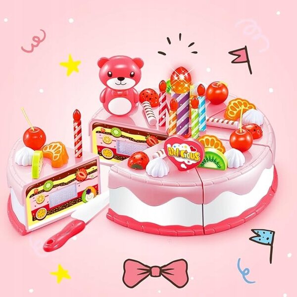 Puppenzubehör-Set mit Kuchen, Kleidung und Schuhen für Kinder ab 5 Jahren