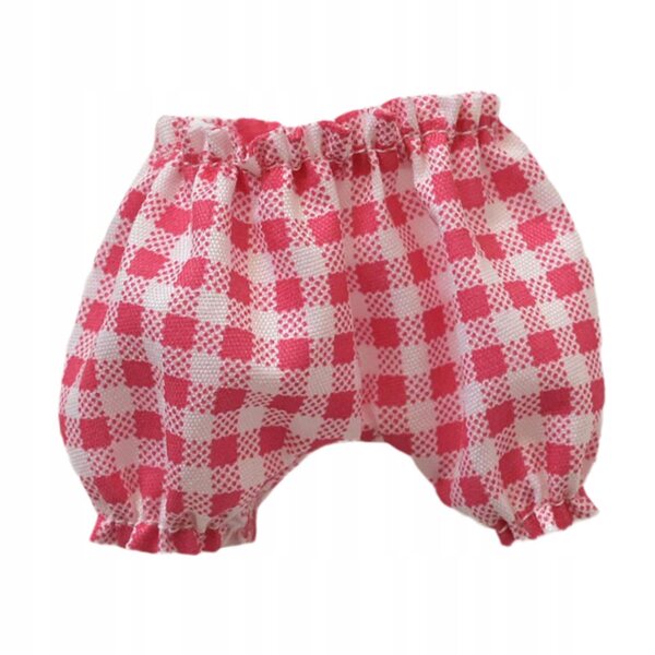 Pantaloncini in tessuto rosa per bambole da 17 cm, accessorio moda per bambole fai da te