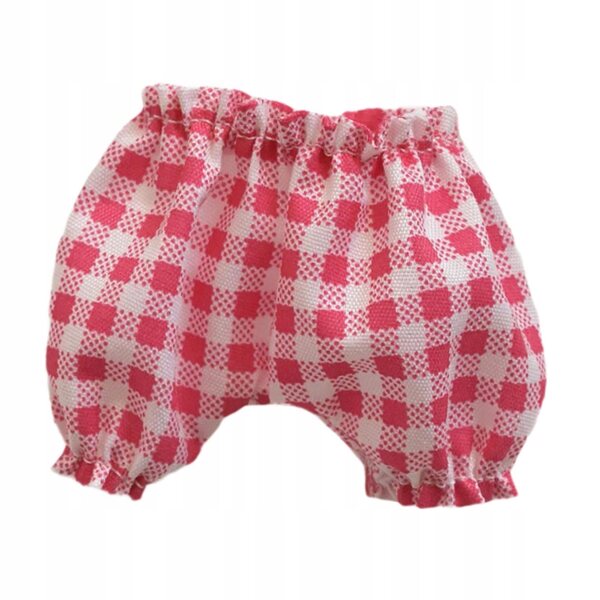 Pantaloncini in tessuto rosa per bambole da 17 cm, accessorio moda per bambole fai da te