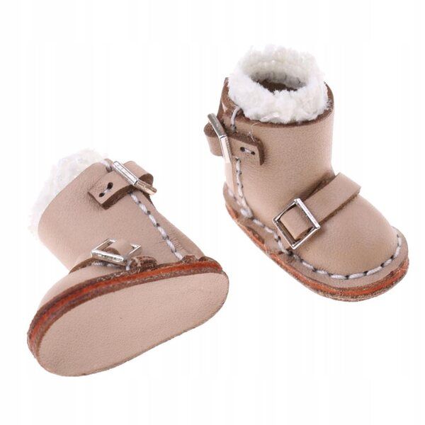 Scarpe in pelle PU con fibbia per bambole 12 pollici Blythe, coppia 3,5 cm