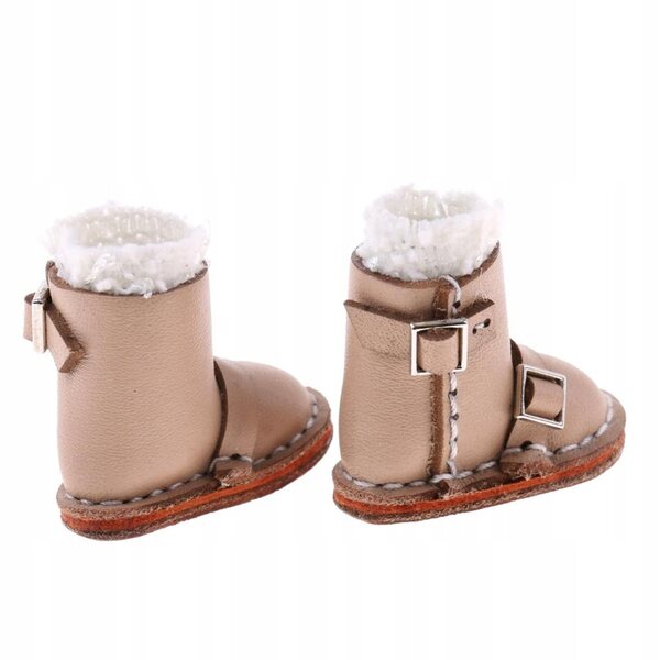 Scarpe in pelle PU con fibbia per bambole 12 pollici Blythe, coppia 3,5 cm