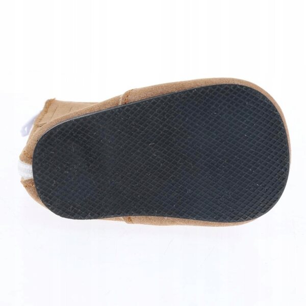 Braune Schuhe mit Reißverschluss für 18-Zoll-Puppen, Höhe 7 cm